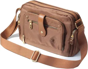 ESVAN Women Fashion Crossbody bags for Women Multi Pockets Cell Phone Camera Shoulder Handbags Travel Purse