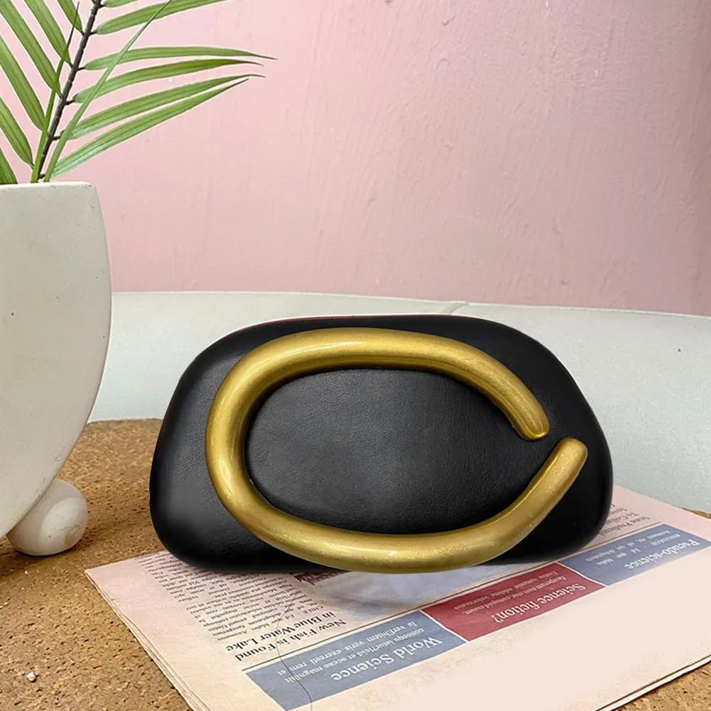 Evening Clutch Purses for Women Formal Unique Crossbody Purse Gold Closure Box Clutch Handbag Small Y2K Shoulder Bag