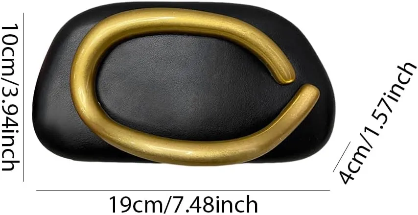 Evening Clutch Purses for Women Formal Unique Crossbody Purse Gold Closure Box Clutch Handbag Small Y2K Shoulder Bag