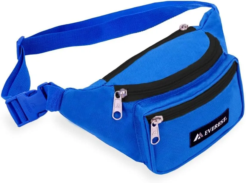 Everest Signature Waist Pack-Standard, Royal Blue, One Size