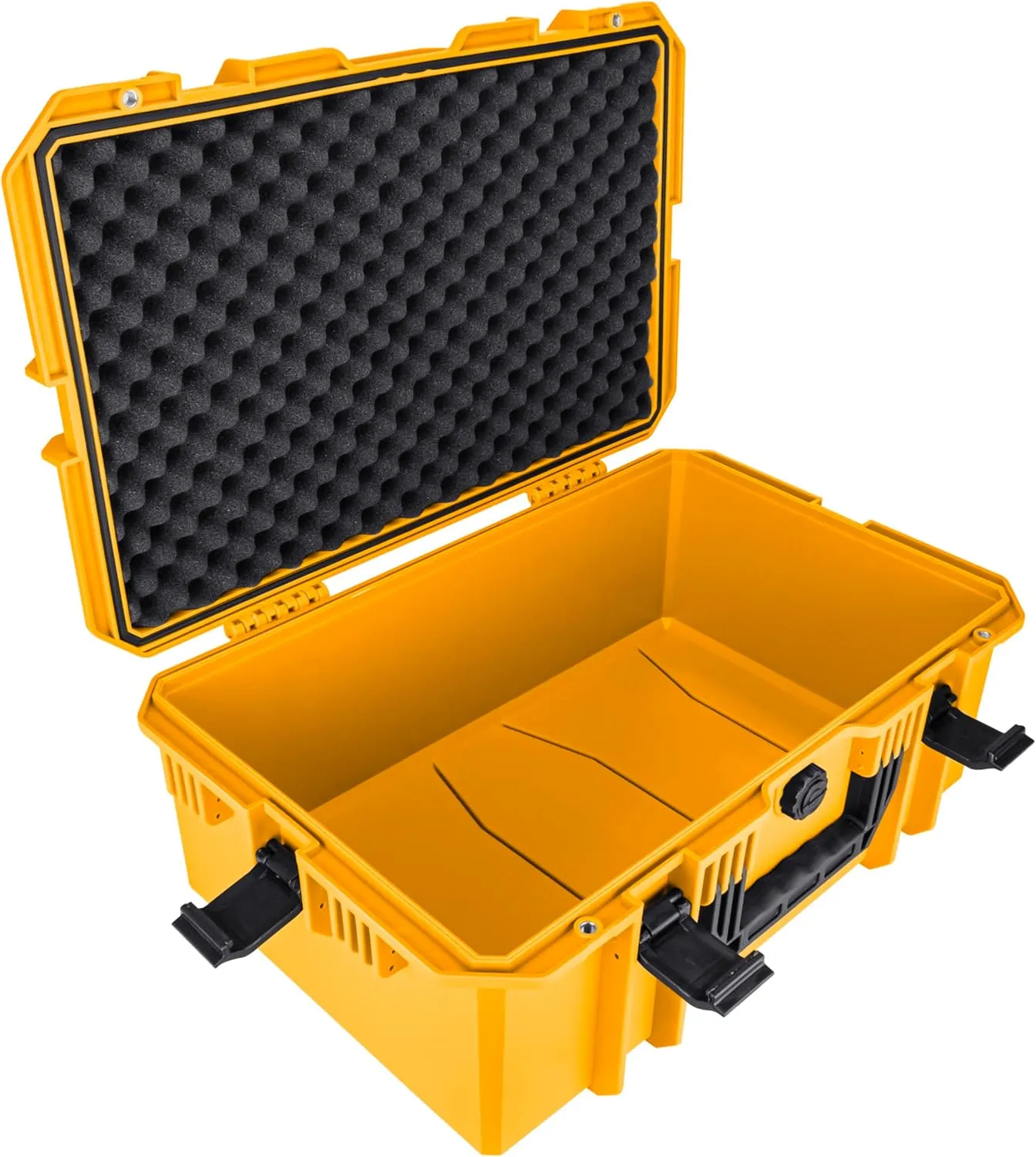 Eylar 21.6" Intact Series Carry-On Hard Camera Case, Lightweight and Durable Stacker Design with Foam (Yellow)