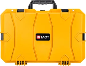 Eylar 21.6" Intact Series Carry-On Hard Camera Case, Lightweight and Durable Stacker Design with Foam (Yellow)