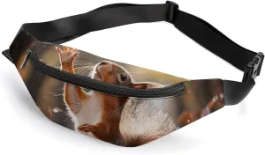 Fanny Pack for Men Women Belt Bag Standing on Hind Legs Crossbody Waist Pack for Travel Walking Running Bum Bags, 36*15cm, style-4