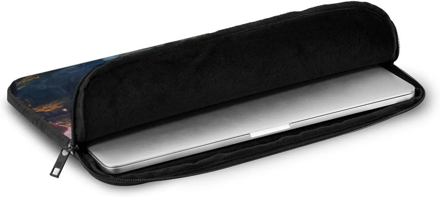 Fantasy Town Laptop Case 10 inch, Shockproof Protective Computer Sleeve Cover Water Resistant Laptop Bag Carrying Tablet Cover Briefcase Handbags Gifts for Men Women