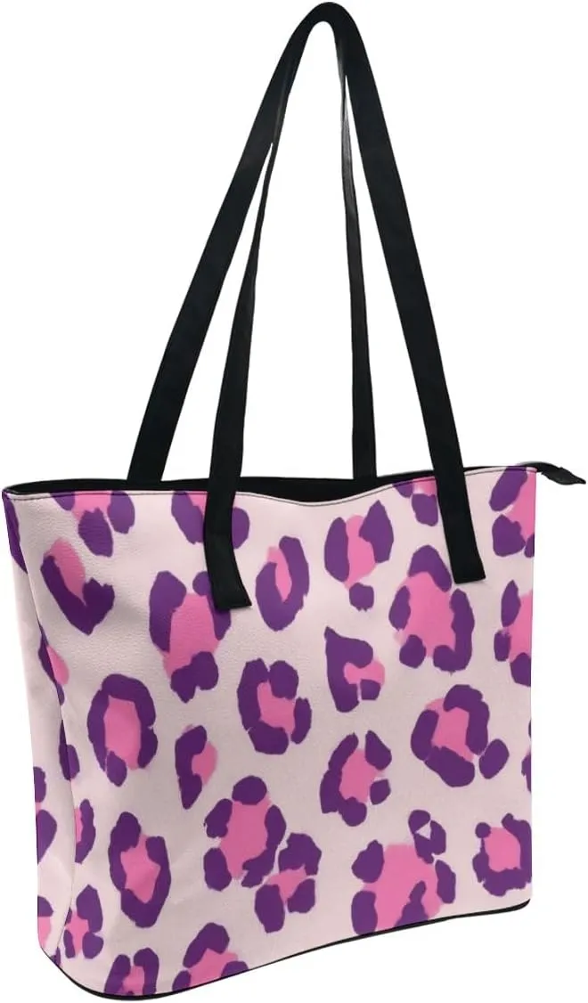 Fashion Coach Handbags for Women, Reusable Large Capacity Long Handle Tote Bag for Shopping, Work