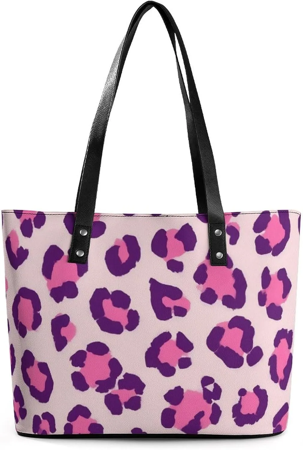 Fashion Coach Handbags for Women, Reusable Large Capacity Long Handle Tote Bag for Shopping, Work