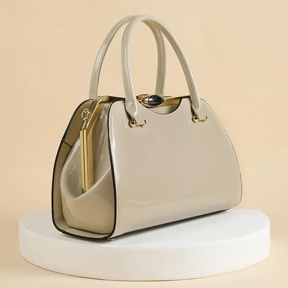 Fashion Leather Women's Top Handle Satchel Crossbody Bag Handbags Tote Purses Hard Shoulder Messenger Bags