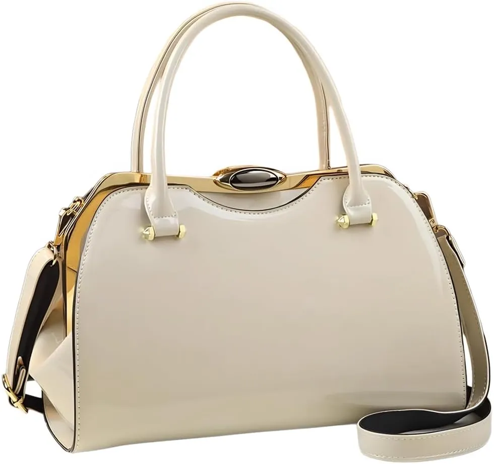 Fashion Leather Women's Top Handle Satchel Crossbody Bag Handbags Tote Purses Hard Shoulder Messenger Bags
