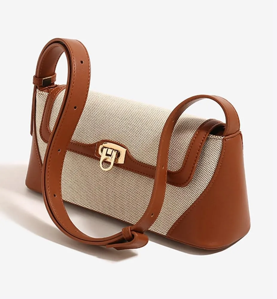 Fashion Shoulder Crossbody Bag for Women Y2k Tote Purses Small Handbag Retro Armpit Bag Top Handle Satchel