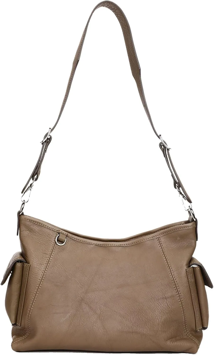 Fashionable Crossbody Bag For Women - Genuine Leather Large Capacity Everyday Shoulder Purse