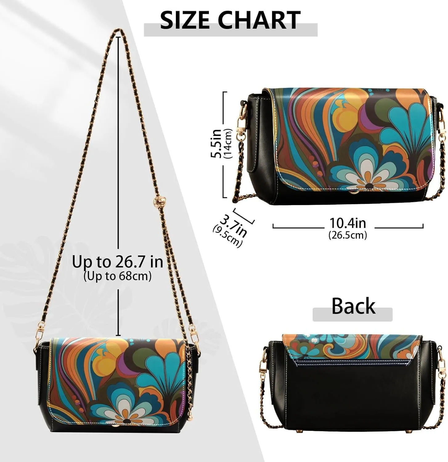 Flamingos Medium Crossbody Bags for Women, Pu Leather Shoulder Bags, Womens Leather Crossbody
