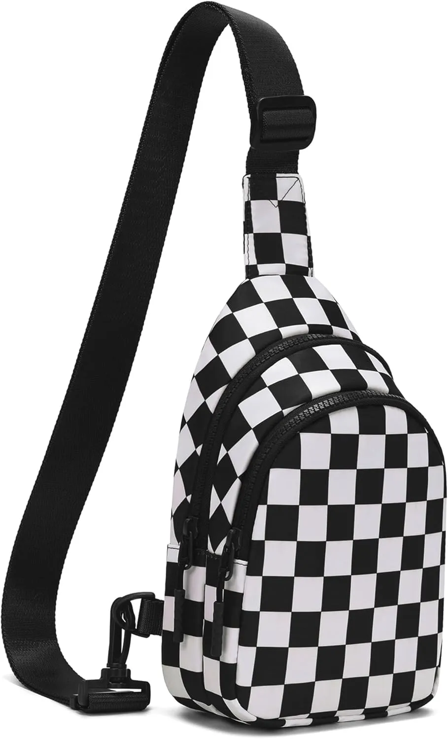 FODOKO Sling Crossbody Bag Main Compartment, Zippered Front Pockets, Adjustable Shoulder Strap, WaterResistant Lightweight