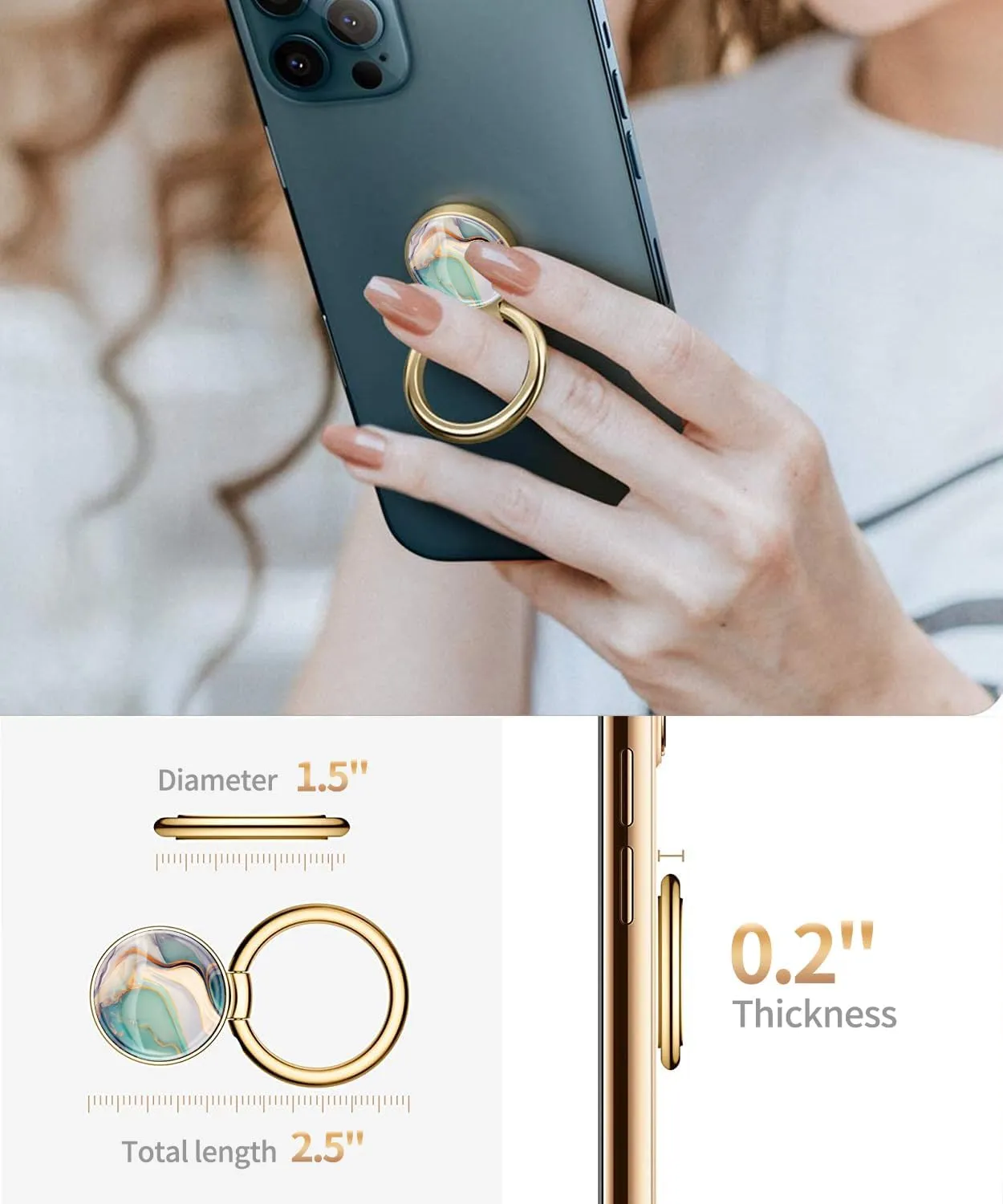 for Google Pixel 8A Case Camera Lens Protector, [Marble Slim] [Anti-Drop Shockproof Protective] Soft TPU Women Stylish Pixel 8A Phone Covers 2024 6.1 Inch (Alpine Lake with Holders)