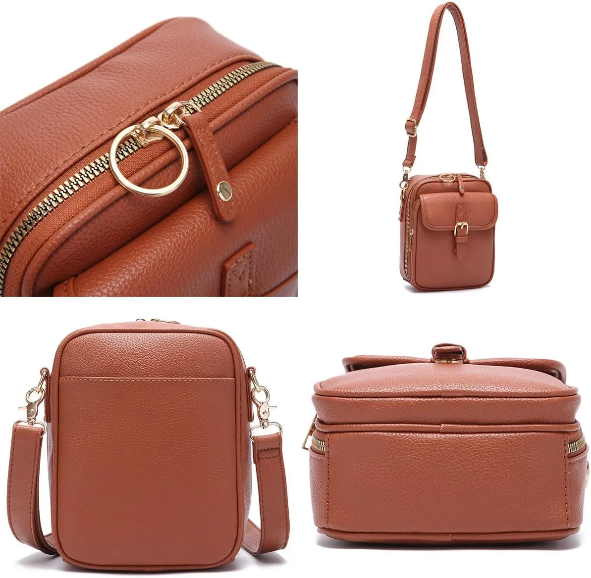 Forcipower Crossbody Bag, Collaboraten1 Collaborateam Urvashi Collaboration Tojoyride Anti Theft Shoulder Leather Bags