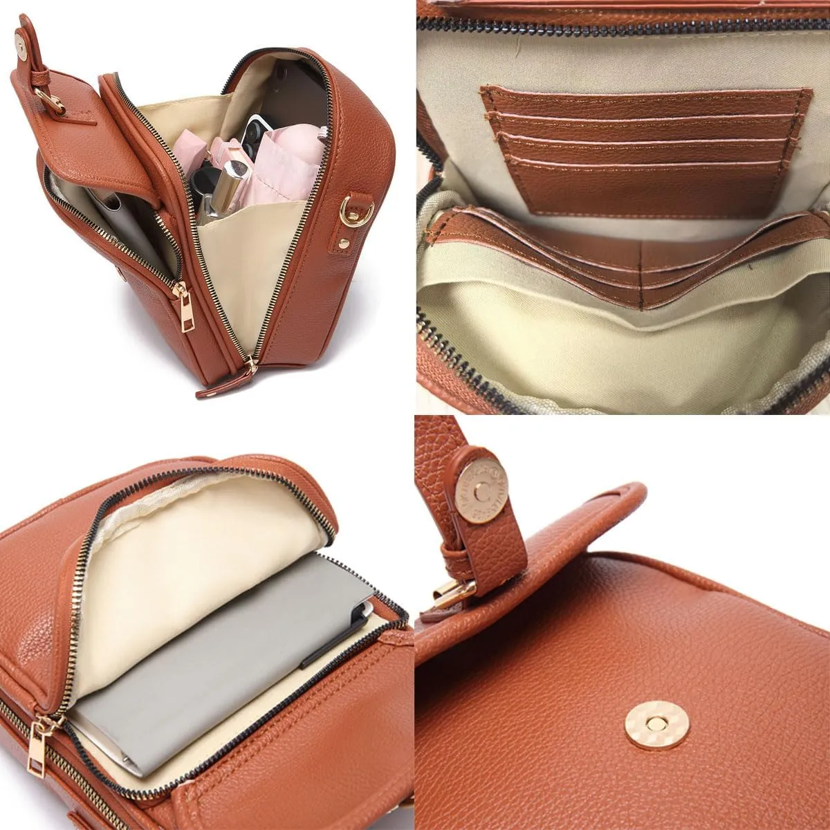 Forcipower Crossbody Bag, Collaboraten1 Collaborateam Urvashi Collaboration Tojoyride Anti Theft Shoulder Leather Bags