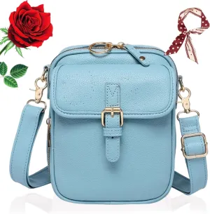 Forcipower Crossbody Bag, Forcipower Leather Crossbody Purse, Urvashi Bag for Women with Built in Wallet