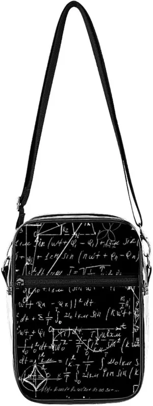 Formulas and Electronic Components Clear Stadium Crossbody Bag Small Shoulder Purse Adjustable Strap Handbag for Women Men
