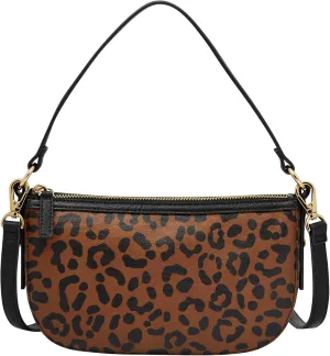 Fossil Women's Jolie Leather Small Shoulder Bag Purse Handbag for Women