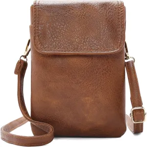 FOXLOVER Small Crossbody Bags for Women Designer Cell Phone Bag Wallet Purses Adjustable Strap