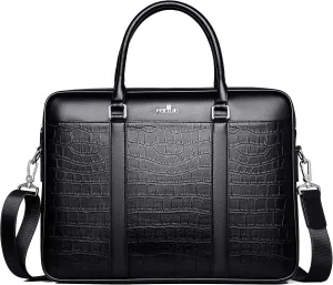 FSD.WG Briefcase Shoulder Laptop Business Slim Bags for Men Black