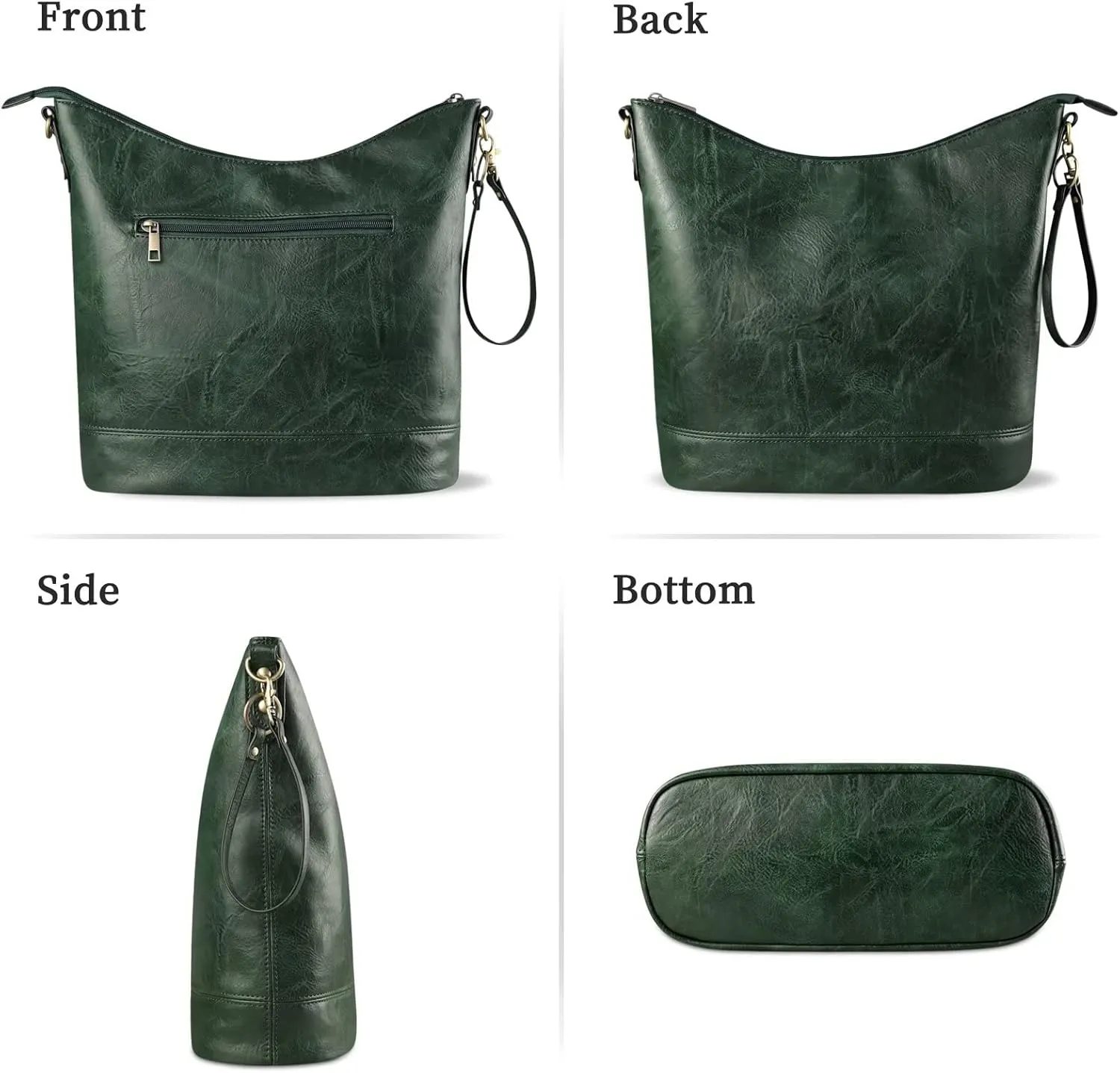 FUKUYIN Tote Handbag for Women Shoulder Crossbody Bag- Soft PU Leather Hobo Bag Womens Purses - Ladies Large Crossbody Purse
