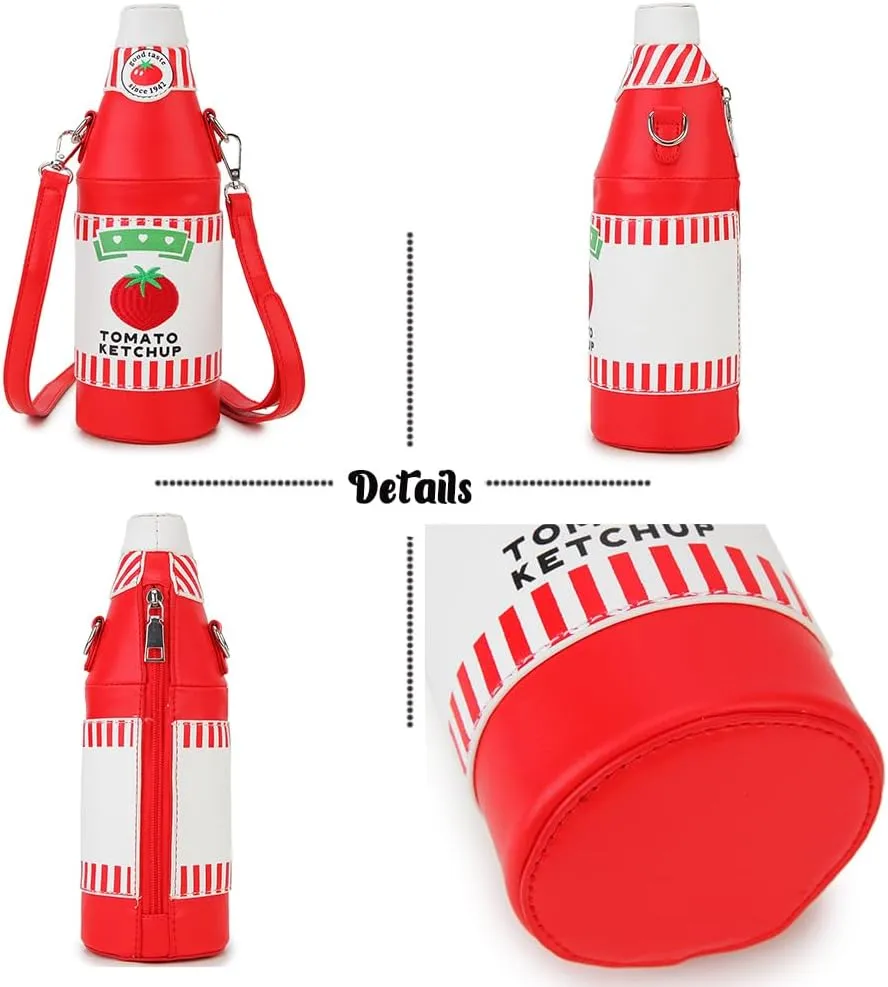 Fun Shape Purse for Women Novelty Handbags Unique Chain Crossbody Bag for Teens with Adjustable Shoulder Strap