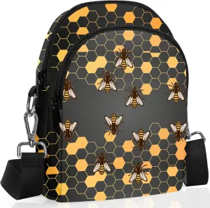 FyLybois Small Crossbody Bags for Women Casual Cell Phone Bag Wallet Purse Waterproof with Card Slots Adjustable Strap
