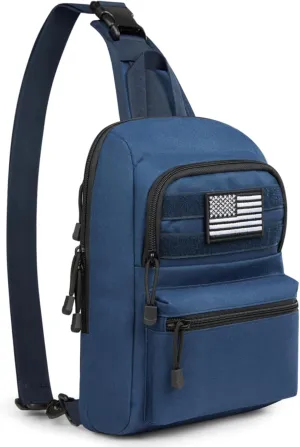 G4Free Tactical Sling Bag Backpack EDC Concealed Carry Bag Military Small Crossbody Shoulder Chest Pack