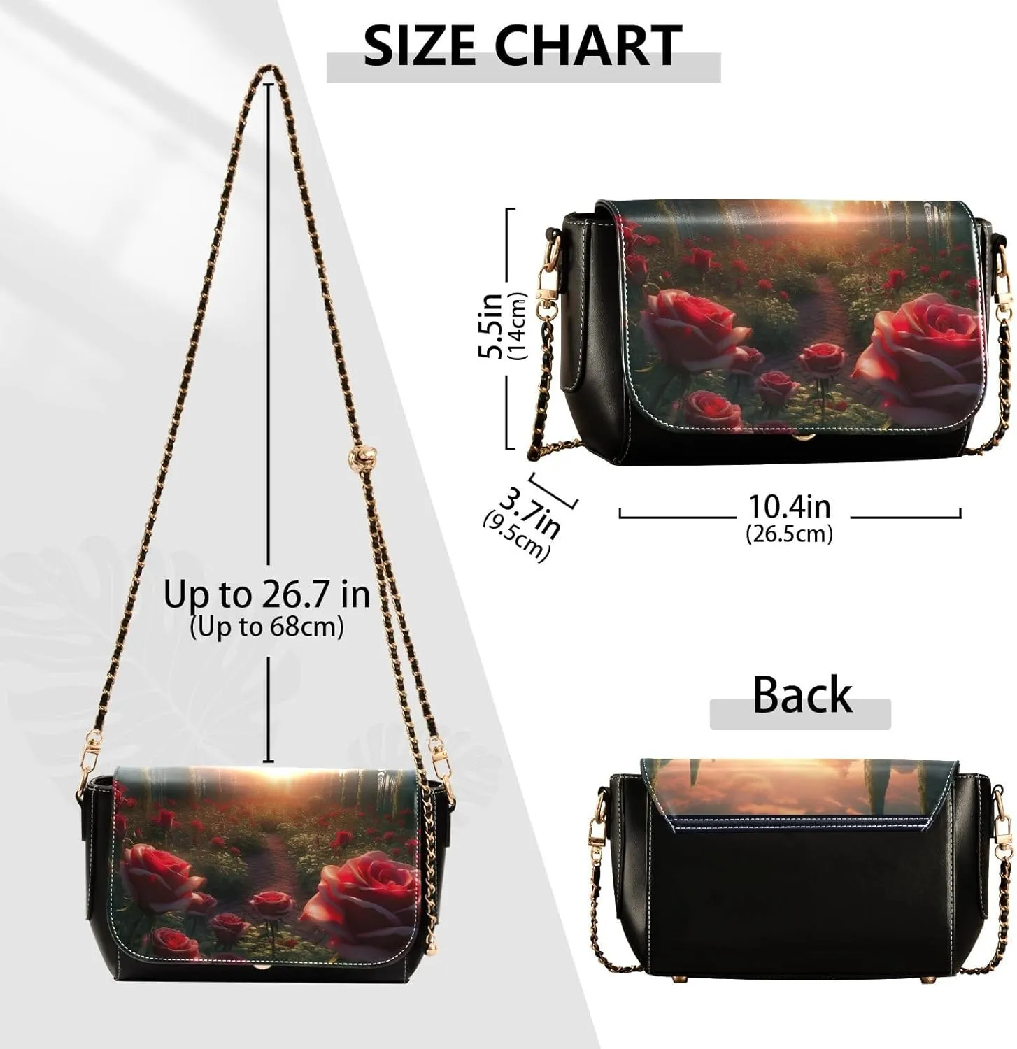 GAIGEO Bear Drink Milk Leather Crossbody Bags, Crossbody Purses for Women Leather, Leather Zipper Shoulder Bag