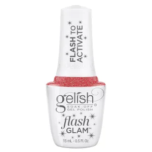 Gelish Flash Glam Glitter Gel Polish - Sparkling Flash-Activated Glitter, Long-Lasting, High-Shine, No Chip Professional Polish (Hold The Camera, 15mL)