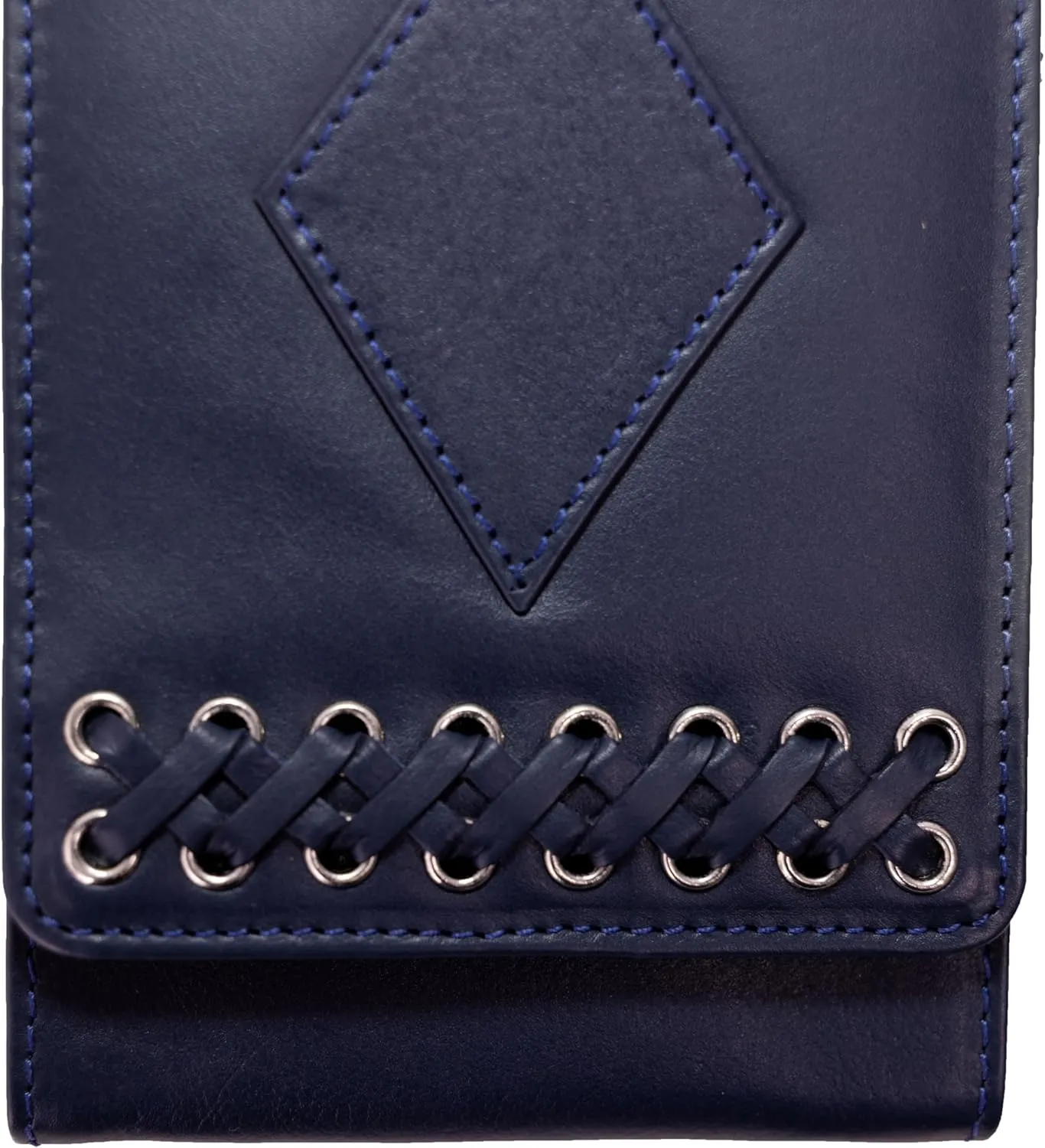Genuine Leather Crossbody Phone Purse for Women, Multi-Pocket, ID Window, Adjustable Strap, Card Slots