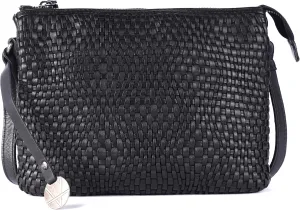 Genuine Leather Crossbody Sling Bag for Women - Trendy Casual Office Bag with Adjustable Strap