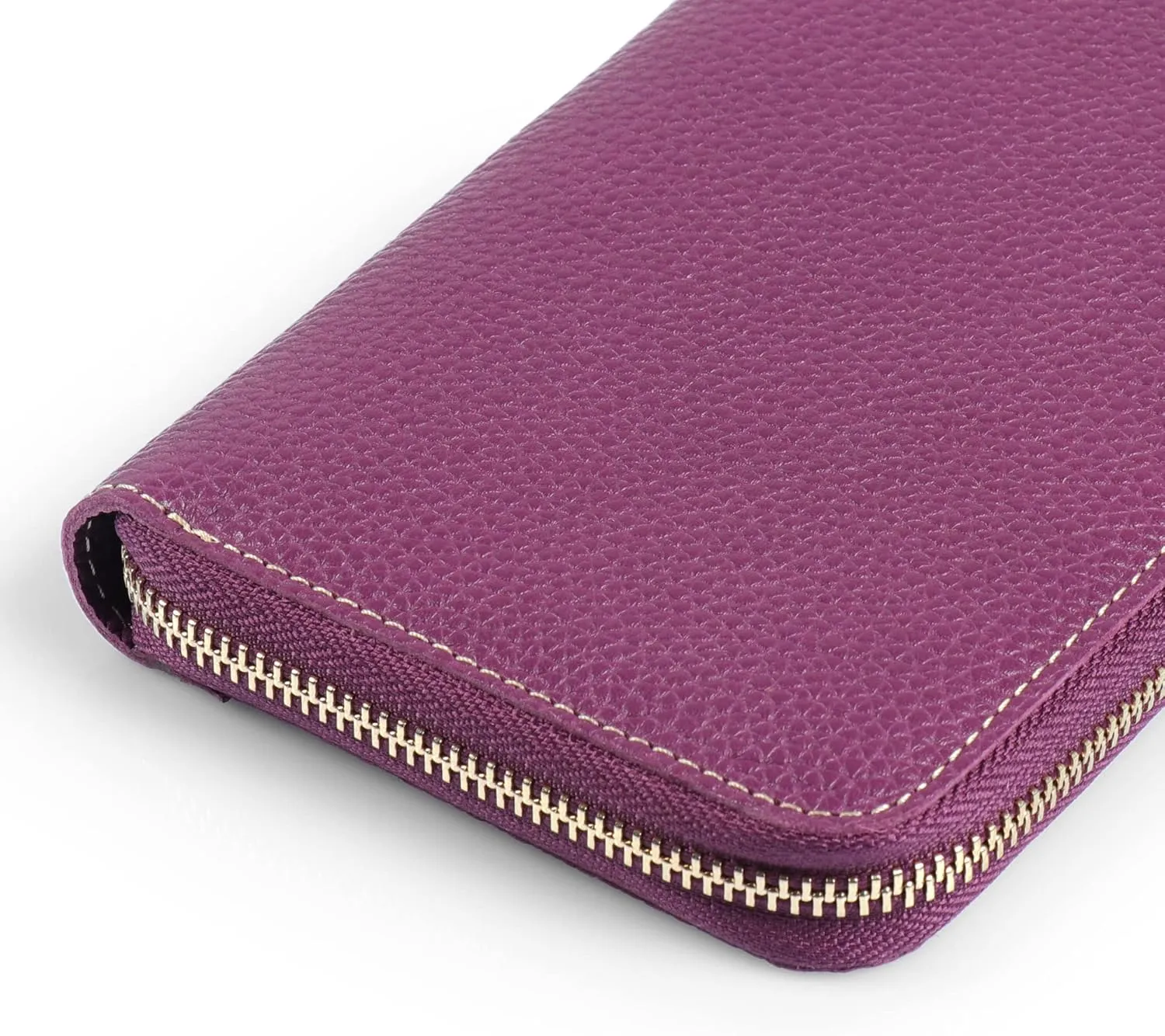 Genuine Leather Padfolio – Portfolio Folder with Pencil Holder, Notepad & Zipper Closure for Business, Office & Travel