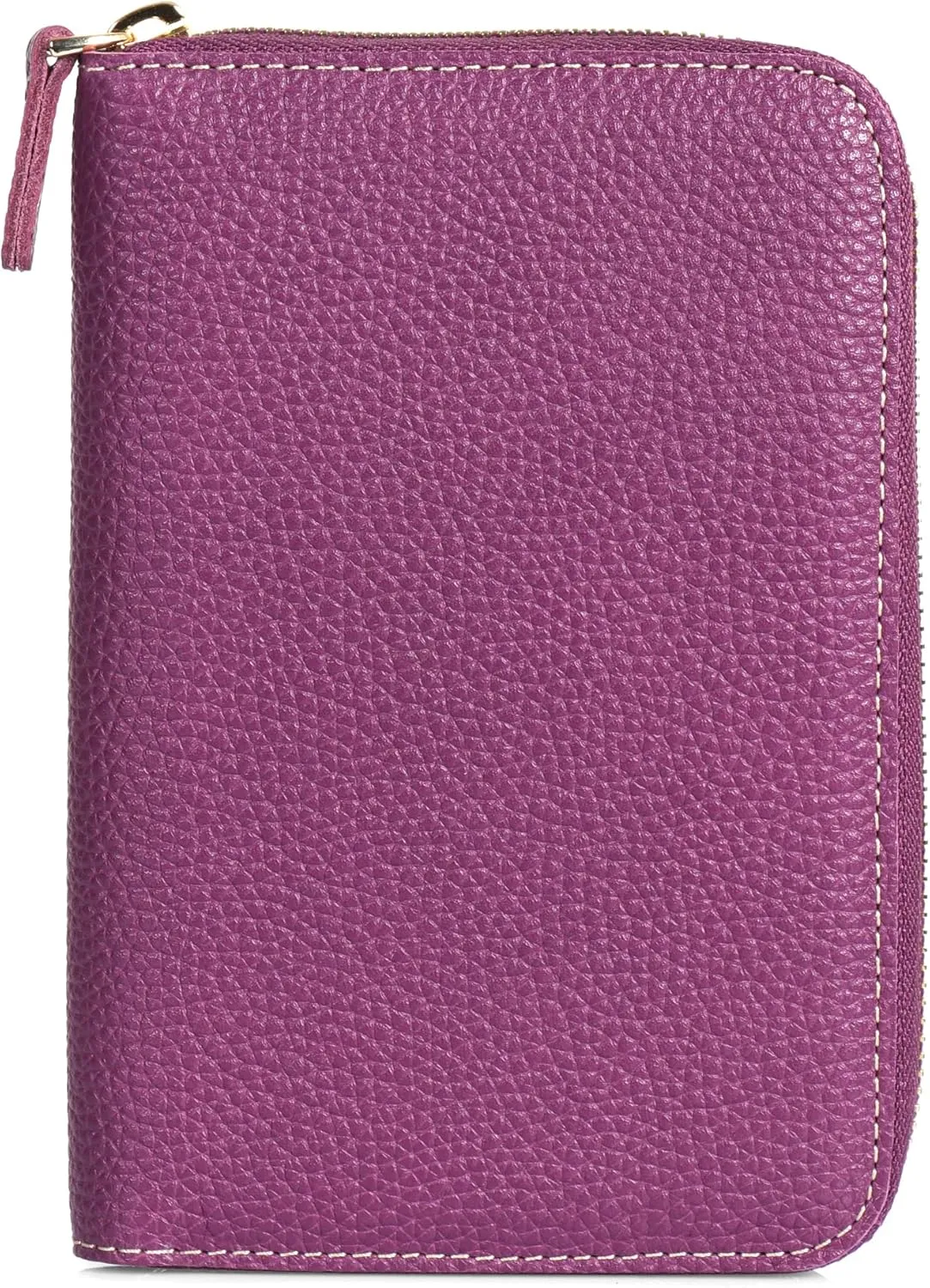 Genuine Leather Padfolio – Portfolio Folder with Pencil Holder, Notepad & Zipper Closure for Business, Office & Travel