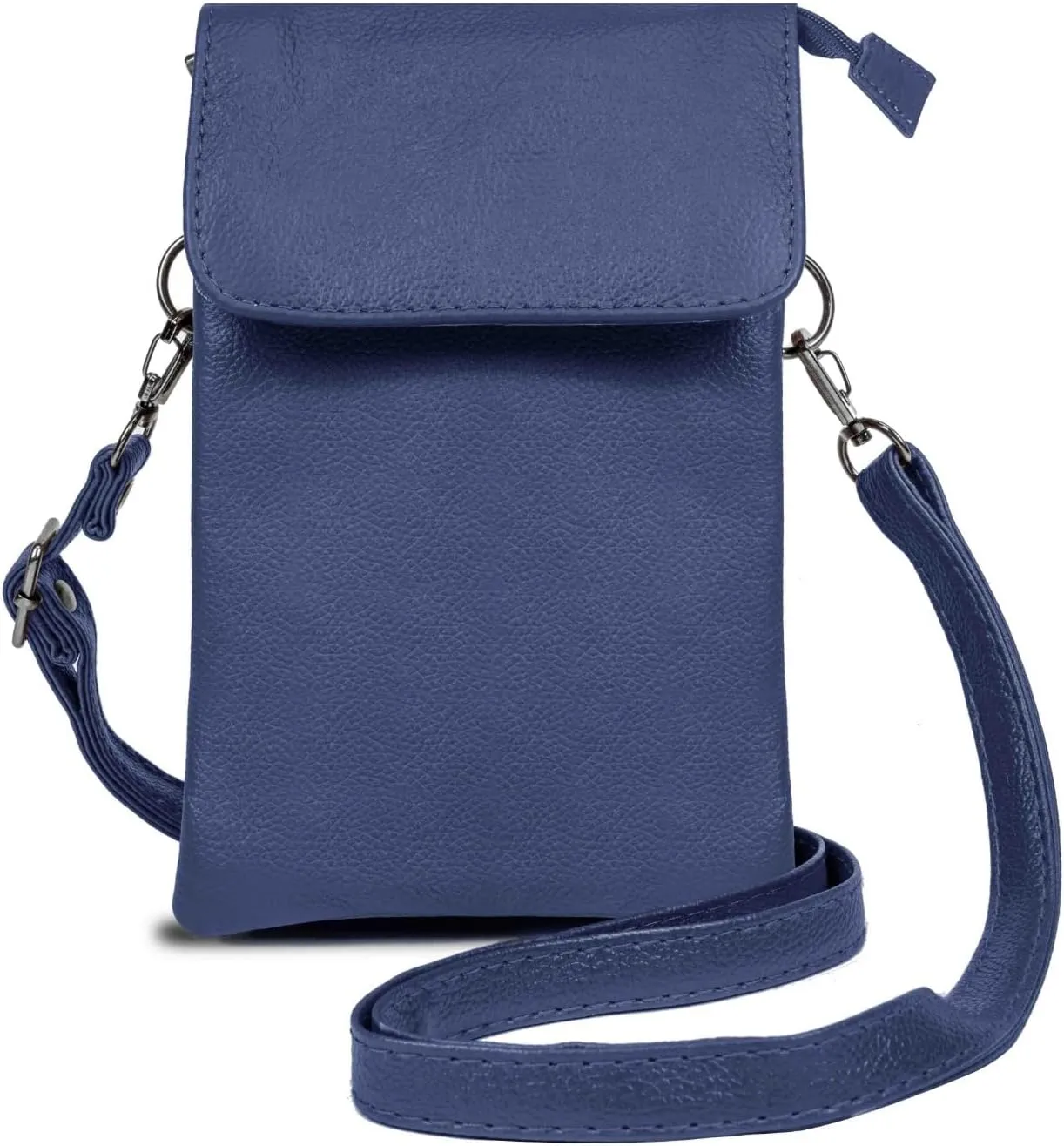 Genuine Leather Small Crossbody Phone Purse for women – Lightweight, Stylish,Durable and Spacious with Adjustable Strap