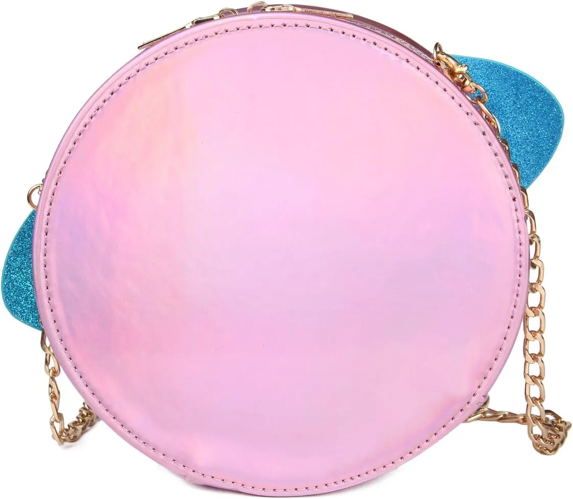 Girls Circular Planet Crossbody Purse Bags Women Phone Shoulder Bags Cellphone Wallet Purse