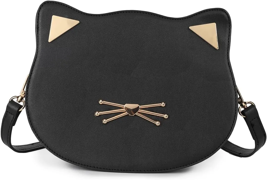 Gladdon Cat Crossbody Bag for Teen Girls Novelty Cute Purses Birthday Gifts