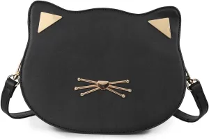 Gladdon Cat Crossbody Bag for Teen Girls Novelty Cute Purses Birthday Gifts