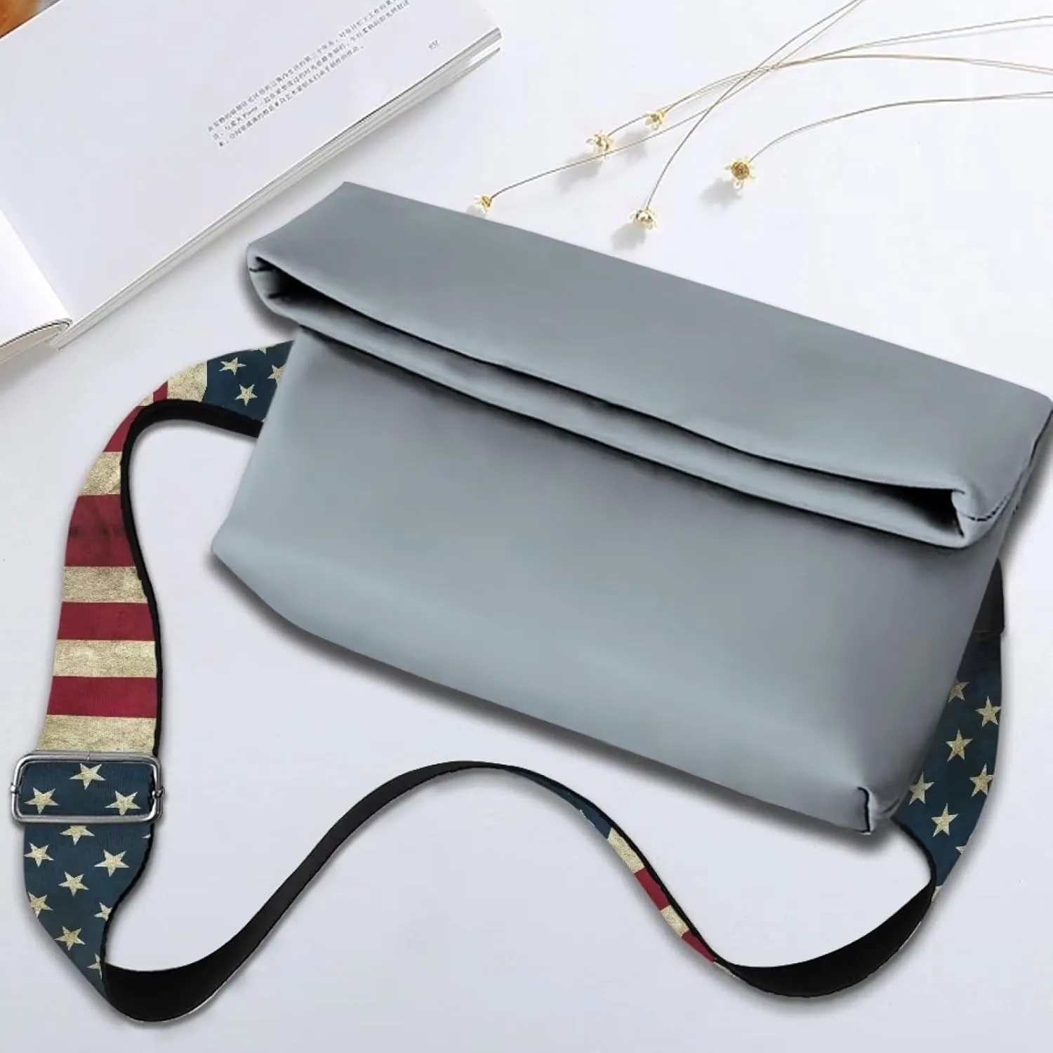 GLENLCWE Hummingbird Flower Adjustable Purse Strap Soft Shoulder Strap Replacement Crossbody Bag Strap Luggage Strap Belt for Travel