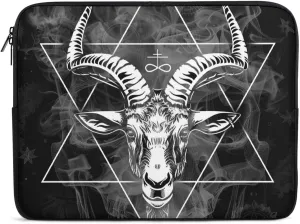 Goat Hexagram Mechanical Skeleton Laptop Sleeve 13/15 Inch Briefcase Cover Shockproof Protective Case Handbags Portable Laptop Bag