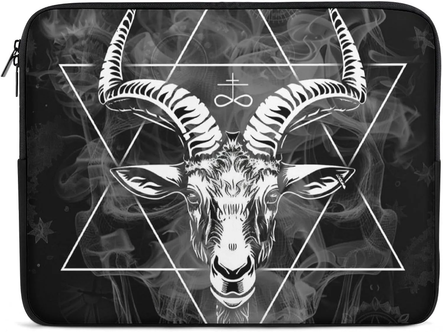 Goat Hexagram Mechanical Skeleton Laptop Sleeve 13/15 Inch Briefcase Cover Shockproof Protective Case Handbags Portable Laptop Bag