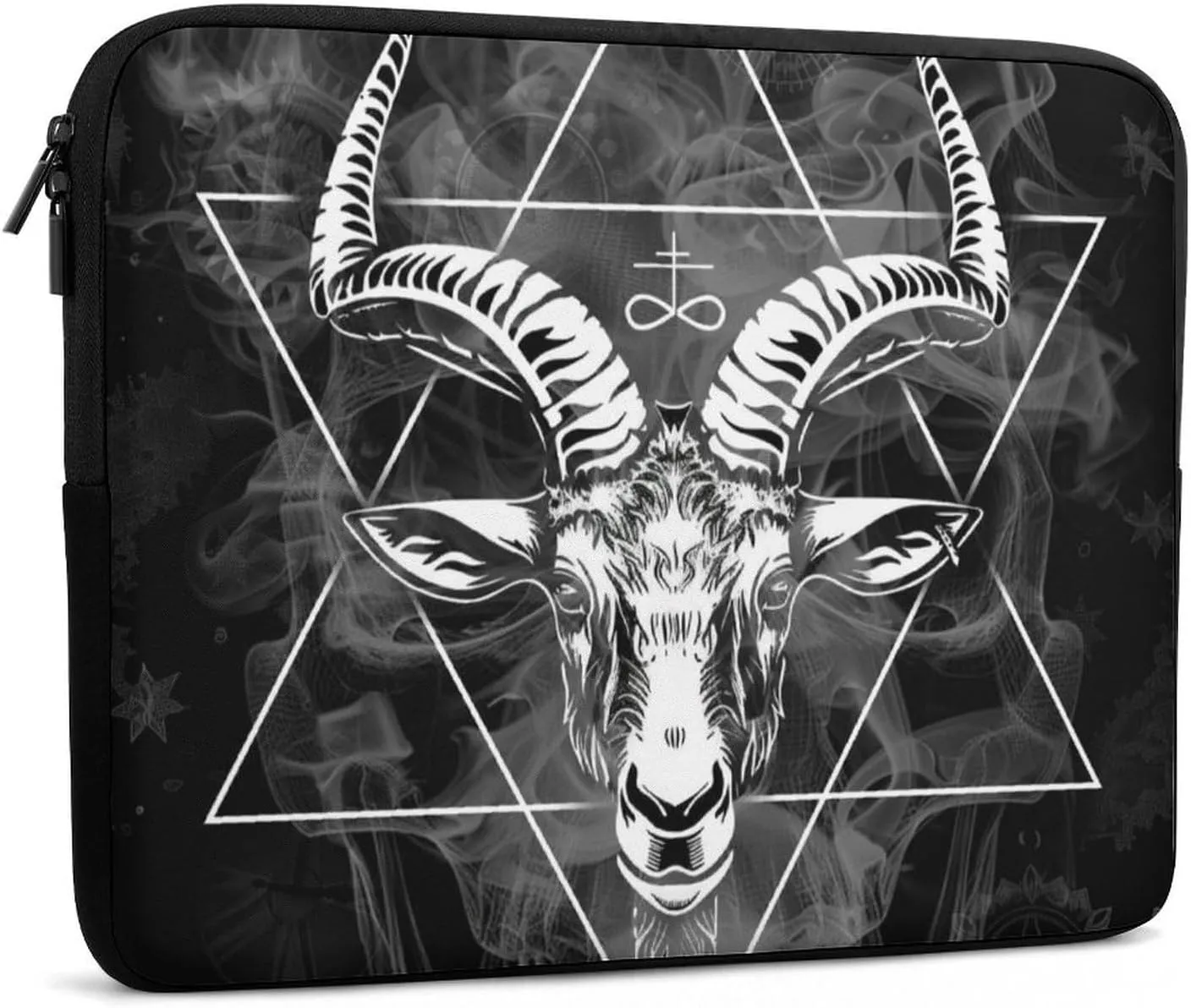 Goat Hexagram Mechanical Skeleton Laptop Sleeve 13/15 Inch Briefcase Cover Shockproof Protective Case Handbags Portable Laptop Bag