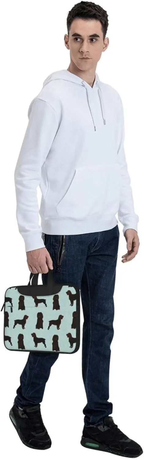 Goats Farm Laptop Shoulder Bag ​for Men Women, Computer Carrying Case Messenger Bag with Strap