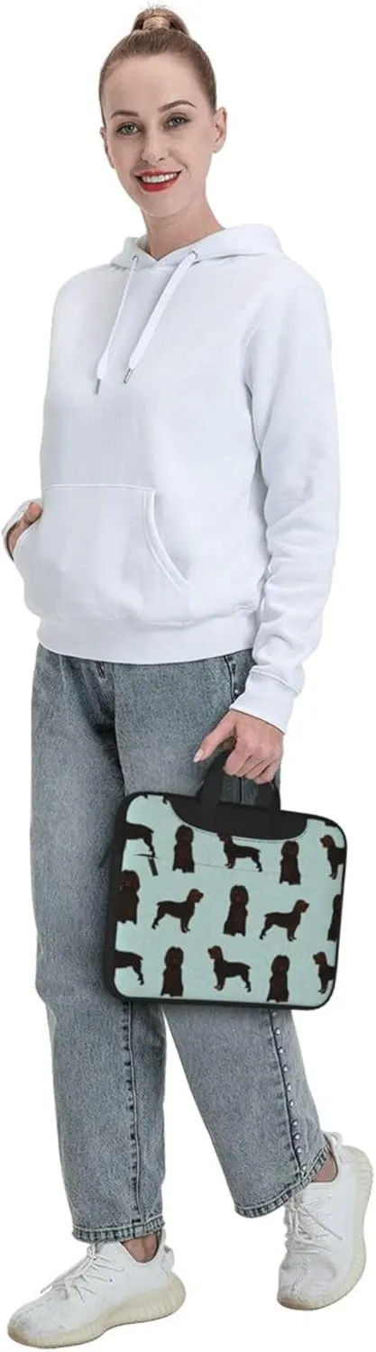 Goats Farm Laptop Shoulder Bag ​for Men Women, Computer Carrying Case Messenger Bag with Strap