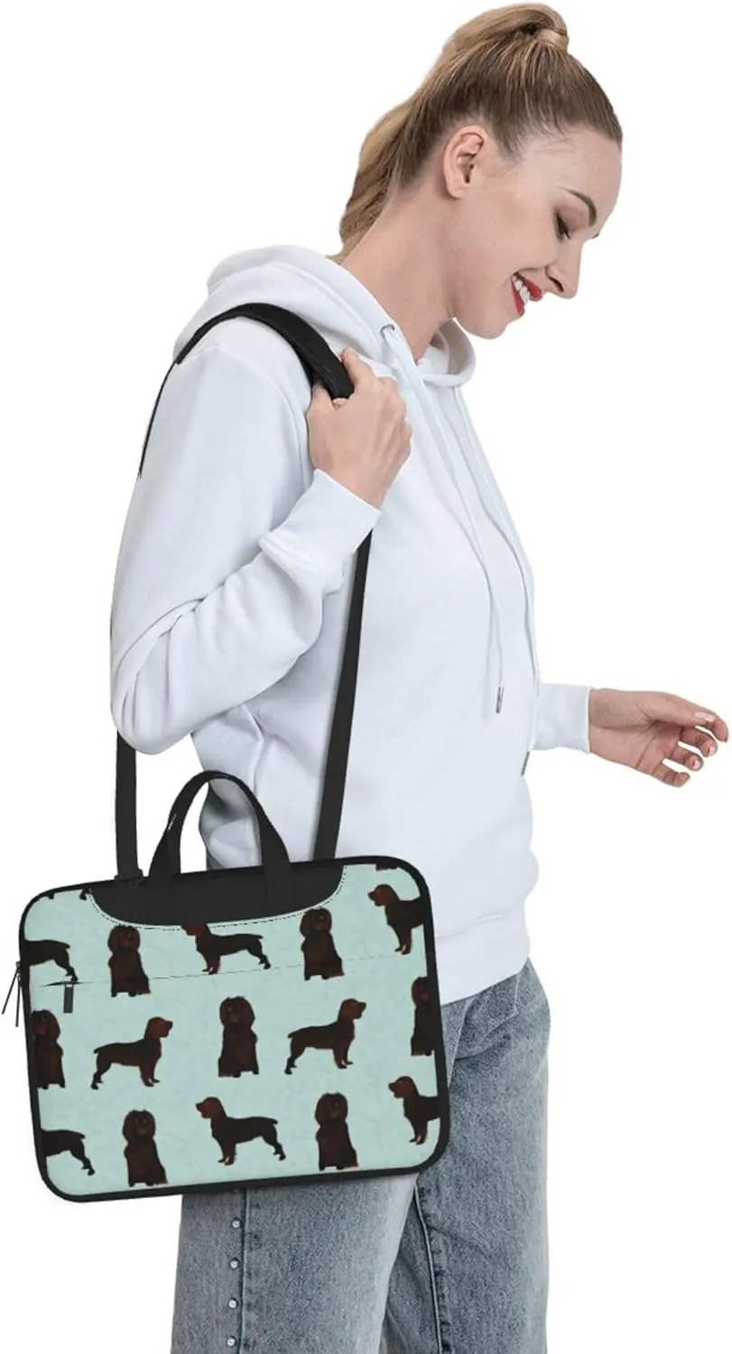Goats Farm Laptop Shoulder Bag ​for Men Women, Computer Carrying Case Messenger Bag with Strap