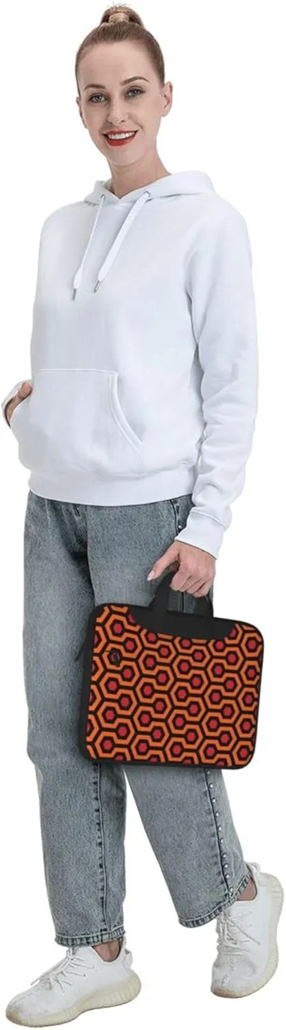 Golden Retrievers Laptop Shoulder Bag ​for Men Women, Computer Carrying Case Messenger Bag with Strap
