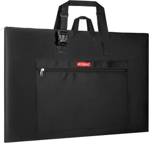 GOTIDEAL Large Art Portfolio Bag, 36x48 Inches Waterproof Art Portfolio Case with Shoulder & Handle Carry, Carrying Storage Bag for Artwork, Poster, Sketching, and Drawing ﻿