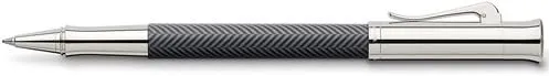 Graf Von Faber-Castell Guilloche Cisel233; Black Rollerball Pen