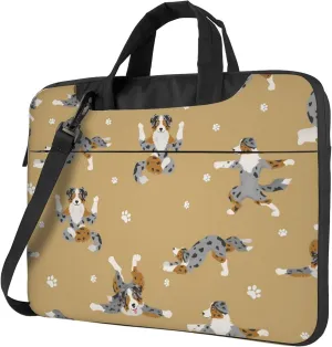 green weed leaves fluorescent colors-4 Laptop Shoulder Bag ​for Men Women, Computer Carrying Case Messenger Bag with Strap