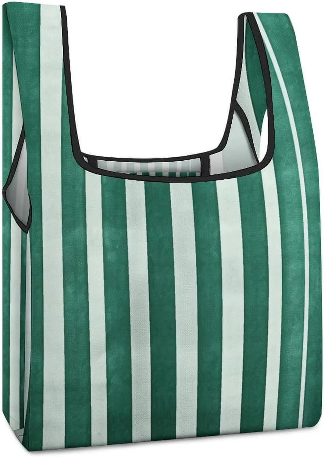 Grocery Bag Reusable Tote Bag Foldable Blue And Yellow Pattern Shopping Bag Handbag Washable Shoulder Bag for Travel